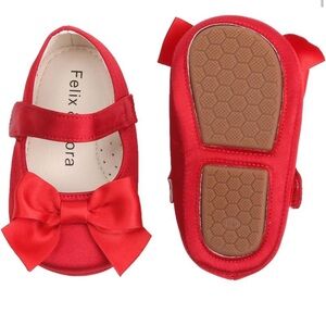 Felix&Flora Toddler Flower Girl Dress Shoes Girl Ballet Flats Party School  Shoe